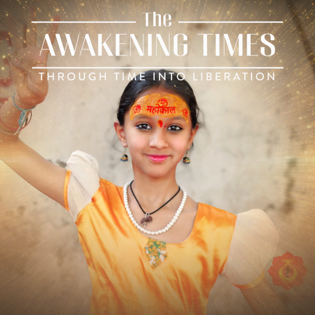 little girl dances traditional Indian dance